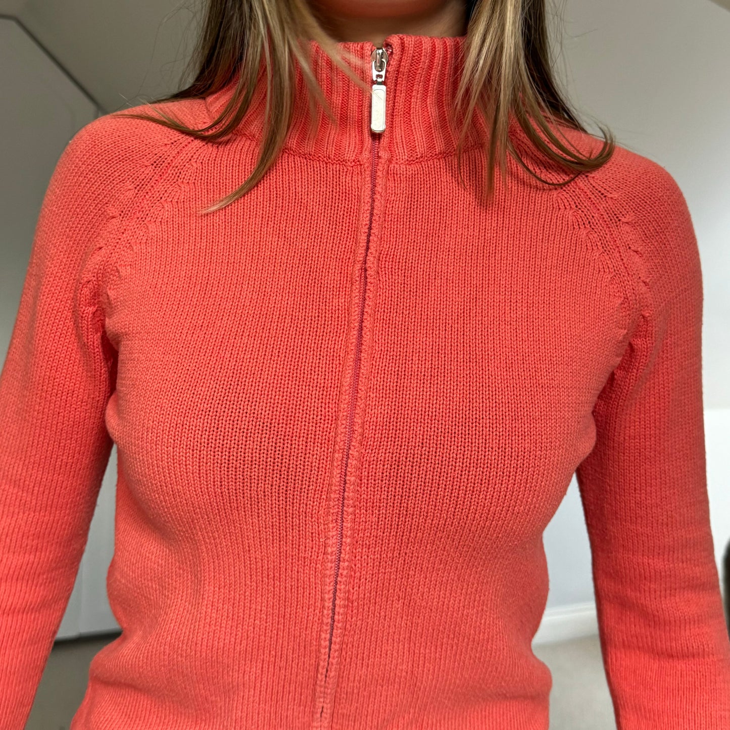 Full zip knit